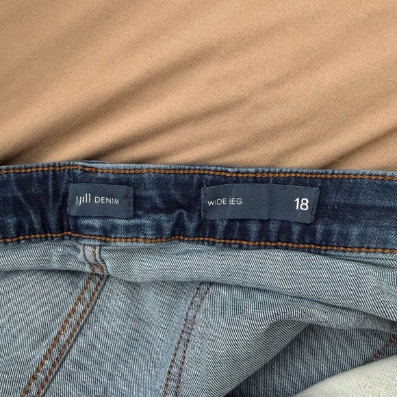 J. Jill Blue Flare & Wide Leg Jeans - Picture 2 of 4